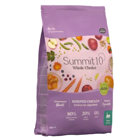 SUMMIT 10 Whole Choice Kitten 800 g | Alimentation sans céréales pour chatons au poulet frais désossé