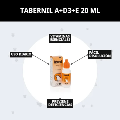 Présentation complète de TABERNIL A+D3+E chez Compa Pattes