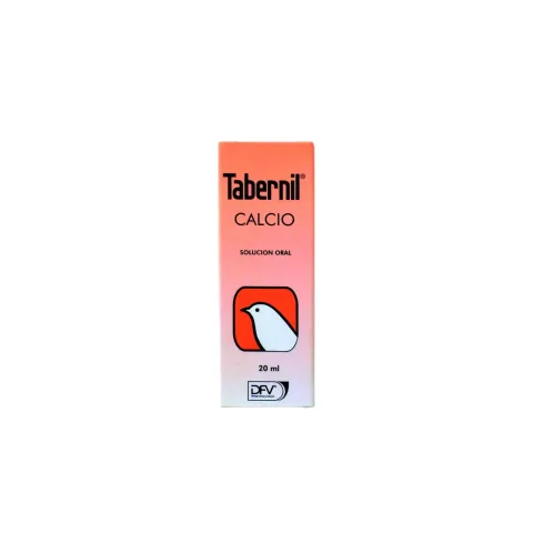 Étiquette avant du produit TABERNIL CALCIO 20 ML chez Compa Pattes
