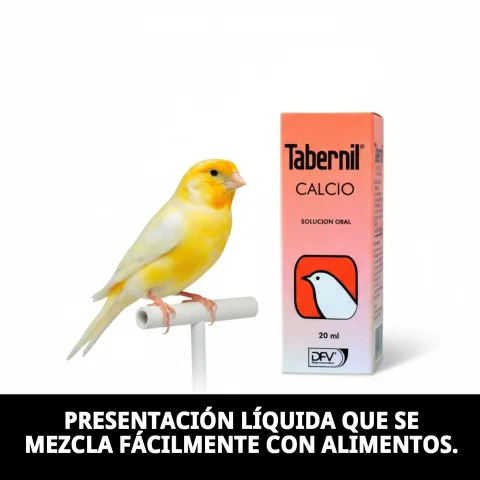 Administration du complément TABERNIL CALCIO 20 ML dans la nourriture pour petits mammifères