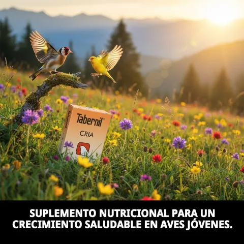 Canaris en reproduction en bonne santé grâce au complément