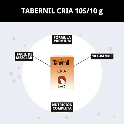 Complément TABERNIL CRIA présenté avec d’autres produits pour oiseaux sur Compa Pattes