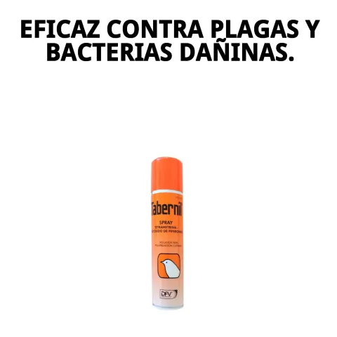 Flacon de 400 ml de Tabernil Spray pour dermatites chez les oiseaux