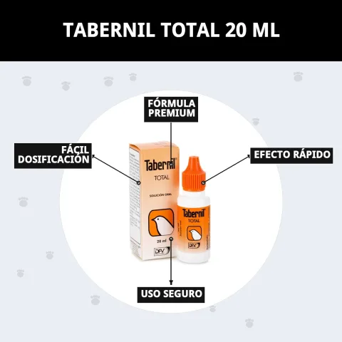 Détail du logo Compa Pattes sur le flacon de TABERNIL TOTAL