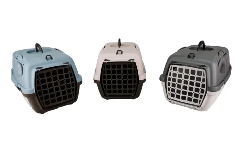 Transportin Gulliver N 1 48x32x31 cm | Transportin plastique sécurisé pour petits chiens et chats