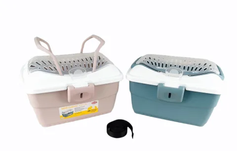 Transporteur Mini Gulliver 40x30x24 cm | Cage de Transport Sécurisée pour Chiens et Chats Petits