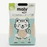 Litière de tofu bambou et maïs avec charbon actif 2,8 kg - Biodegradable, agglomérante et naturelle – Moly