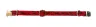 Collier Casitas Rojas T-4 35-45 cm 2 cm