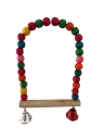 Balancoire interactive avec son arc en bois couleurs