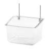 Mangeoire pour perroquets avec fils 9x7x6,5 cm - Lot de 10