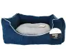Corbeille rectangulaire chenille bleue T-1 50x42x21 cm