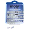 Expositeur 24 Plaques Identificatives Collar Mix Moly | Différentes Formes pour Animaux
