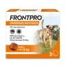 FRONTPRO 28 mg comprimés à mâcher pour chiens de 4 à 10 kg | 3 comprimés | Antiparasitaire contre puces et tiques