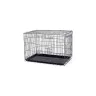 Cage Métallique Grande pour Chiens 93x57x64 cm Moly | Robuste, Sécurisée et Pliable