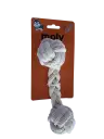 Jouet corde coton tressé 5x20 cm deux nœuds