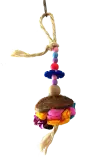 Jouet interactif couleurs corde papier coco 7,5 cm