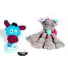 Jouet peluche punk avec mordeur 22x12 cm