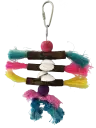 Jouets interactifs pour oiseaux tronçons