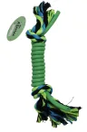 Jouet à mâcher pour chiens en silicone et coton 25 cm | Résistant et nettoie les dents - Moly qualité