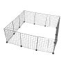 Parc pour Chiens 12 Pièces 35x35 cm | Enclos Modulaire Sécurisé et Ajustable
